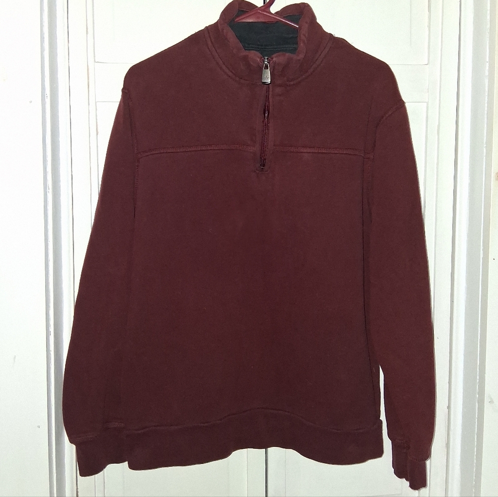 Arrow Men's Maroon Zip-Up Sweater